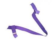 Solid Color Exercise Fitness Yoga Mat Holder Shoulder Strap Carrier Tie Belt Dark Purple