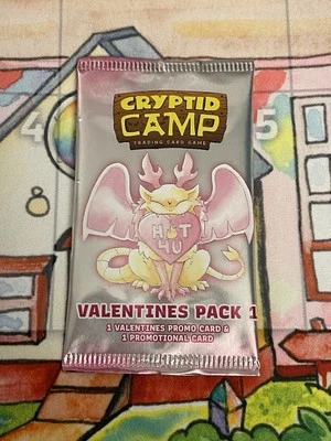 2025 Cryptid Camp TCG - VALENTINES PACK 1 - Brand New Sealed