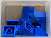 LEGO Parts - Blue Slope 45 2 x 2 - No 3039 - QTY 10