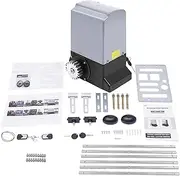 Automatic Sliding Gate Drive,Sliding Door Opener & Closer Kit,Electric Sliding Gate Opener with 2 Remote Controls,800kg/1763 lbs,Rack Driven Driveway Garage Gate Kit,Electric Gate Operator Set