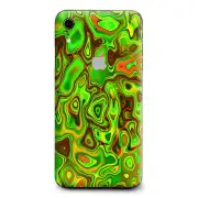 Skins Decal Wrap for Apple iPhone XR - green glass trippy psychedelic