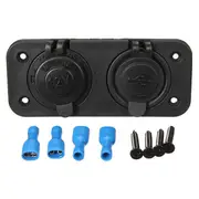 C834 5V 3.1A Dual Usb Car Cigarette Lighter Socket For Mobile Phone Tablet