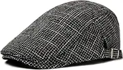 [Generic] Men's Beret Hat Cotton and Linen Male Beret Summer Thin Section Breathable Duck Tongue Cap Retro Casual Versatile British Sun Hat Sub