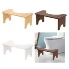 Toilet Stool Wood Nonslip Toilet Step Stool for Elderly Bathroom Adults Kids
