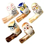 5 Pcs Owl Chopstick Rest Spoon Cutlery Holder Reusable Chopsticks