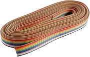 jojofuny 10pin Rehearsal Line Set 2 Rolls x 5m Flat Ribbon Cable for Computer Wiring