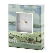 MacKENZIE CHILDS LANDSCAPE CARRIAGE CLOCK BNIB