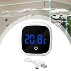 Aquarium Thermometer with Probe Celsius/ Fahrenheit USB Reptile Thermometer