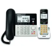 VTech VG208 DECT 6.0 Corded/Cordless Phone for Home with Answering Machine