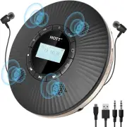 CD Player Portable with 4 Speakers, Portable CD Player with Bluetooth and FM