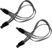 Mantain 3 in 1 Bicycle Elastic Hooks Rope Bicycle Bungee Cords Elastic with 2 Hoods, Pack of 2