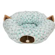 Soft Long Plush Round Cat Tunnel
