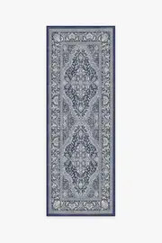 75' x 215' | Machine Washable Runner Rug | Kid & Pet Friendly | Indoor Rug | Allura Soft Navy Outdoor Rug | Ruggable