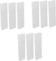 Healeved 3sets Portable Tongue Scraper Box Reusable Travel Case for Cleaners Plastic Storage for Outdoor Use 3pcs*3