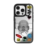 iPhone 16 Pro Mirror Ring Stand Case MagSafe Compatible Charms