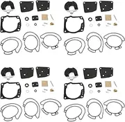 ICHIPY Carburetor Carb Repair Rebuild Kit Fit for Johnson Evinrude V4, V6 (90 100 105 115 150 175 HP) 18-7247 436852 438996 (Color : 4set)