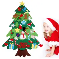 在飛比找momo購物網優惠-【橘魔法】漸層聖誕樹 毛氈聖誕節裝飾(掛件 掛飾 DIY 裝
