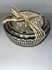 SHORT STORIES Nesting Bowl Set of 3, Black and White Ceramic NEW