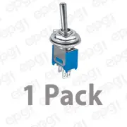 1 PACK - SPDT (ON/ON) SUB-MINI TOGGLE SWITCH 3A-125VAC-1A-250VAC #SMT2-1PK