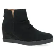 Dansko Stephanie Women's Casual Boots, Black Waterproof Suede, W36