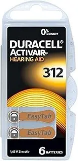 Duracell Hearing Aid Batteries Size 312 pack 60 batteries
