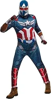 Rubies Official Brave New World Captain America Deluxe Adult, Adult Fancy Dress, Large