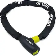 Urban XK100 Bike Chain Lock, Heavy Duty Anti Theft 100cm ø8mm Hardened Steel Chain High Security Lock, More Compact Easier to Carry, Versatile Anti-Theft for Bicycle, Motorcycle or Electric Scooter