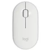 Logitech Pebble Wireless Mouse Bluetooth 2.4GHz Mute Dual Modes Portable For PC Laptop - White