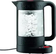 Premium 1.1L Electric Kettle with High-Heat Borosilicate Glass & Safety Features