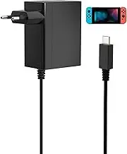 Newding Netzteil für Switch/ NS Switch, 15V 2.6A PD Typ C Schnelllades Ladegerät für Switch/ Switch Lite/ Switch Dock/ Switch OLED/ Switch Pro Controller Unterstützt TV-Modus/ Handheld Docking Station