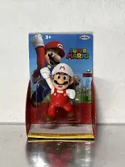 Jakks Pacific Super Mario - FIRE MARIO - 2.5" Action Mini-Figure - New