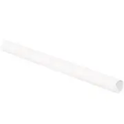MyBoxSupply 1 1/2 x 9" White Shipping & Mailing Tubes With Caps, 50 Per Case