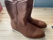 NEW Red Wing Pecos 866 Pull On Work Boot Size 12 EEE Made In The USA