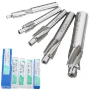 5X 4 Flute Countersink HSS End Mill Cutter Pilot Slot Drill Bits Tool M3-M8 KD