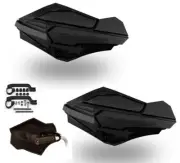 Powermadd Sentinel Hand Guards Kit Black Armor Mount Kawasaki KFX 400 KFX 700