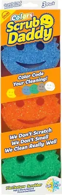 Scrub Daddy color sponge - Multipurpose Cleaning Sponges (3 Count)
