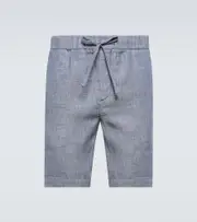 [Frescobol Carioca] Frescobol Carioca Felipe linen and cotton shorts 32 blue