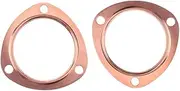 HDVCRNBAVW 3 Inches Copper Header Exhaust Collector Gaskets Reusable Gaskets For Car Engine For SBC BBC 302 350 454 383 Auto Accessories exhaust gasket