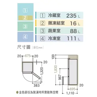 【Panasonic 國際牌】450公升一級能效無邊框鋼板系列右開三門變頻冰箱(NR-C454HV)