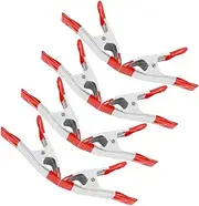 Homoyoyo 8pcs Spring Tent Alligator Clips Spring Clamps Background Clips Backdrop Clip Holder Heavy Duty Spring Clips Backdrop Clamps Backdrop Clips for Arch Stand Backdrop Holder Steel Red