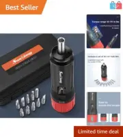 Durable Adjustable Torque Wrench Driver Bits Set for Bike Repair & Maintenance