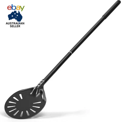 6” Pizza Turning Peel - Extra Long Handle Pizza Turner - Restaurant-Grade Alumin