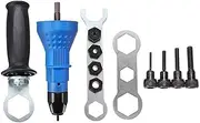 Drill， Electric Rivet Tool Nut Gun Attachment Cordless Drill Adapter Insert Riveter Riveting Tool