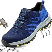 [PHMNZIP] Safety Shoes Work Shoes S3 Men Women with Steel Toe Cap Work Shoes Women Safety Trainers Sporty Protective Shoes for Children Boys