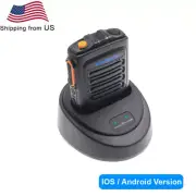 ANYSECU Wireless Microphone B02 for Android IOS Moblie Phone 4G Radio + Desktop