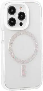 3sixT Impact Zero Galaxy Case for iPhone 15 Plus, Clear/Glitter