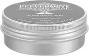 Shave Soap Men's Beard Barber Soap (Mint) Shaving Soap for Beard Male Shaving Soap Shaving Soap for Travel Brush Peppermint Essential Oil for Men Man