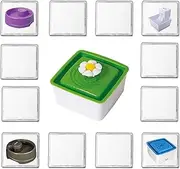 Amazinpure Catit Mini Fountain Filter Replacement Compatible with Catit Senses 2.0 44005 96411 Zeus Mini Water Fountain Aqua Cube Falls Petsafe Current Pet Fountain 2.65 x 2.65 inches, 12pack