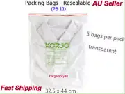 Korjo Resealable Packing Bags - 5 Bags / Pack