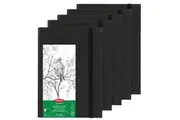 5pc Derwent Academy Hardcover 140 gsm A5 128pg Artist Paint Visual Art Diary